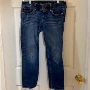 American Eagle artist crop jeans size 6